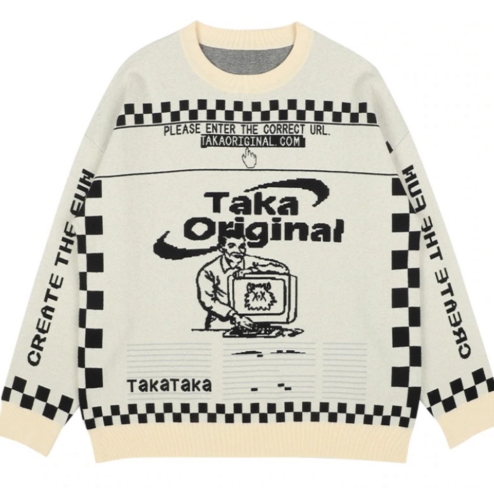 COPY - TAKA ORIGINAL Knit Jumper Sweater (BRAND NEW)